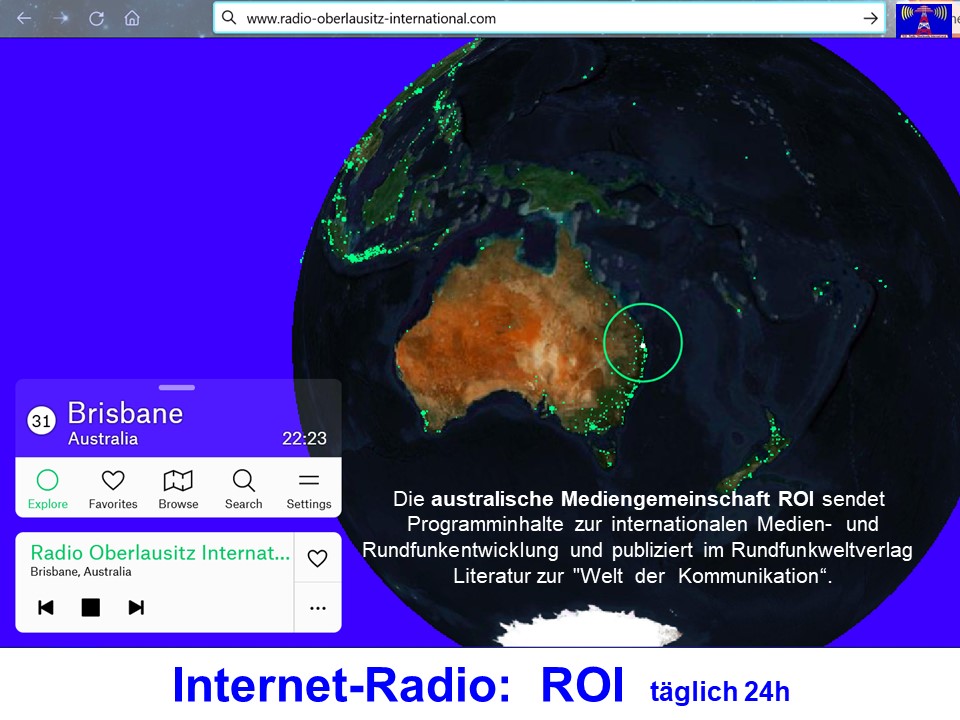 Internetradio der australischen Mediengemeinschaft ROI